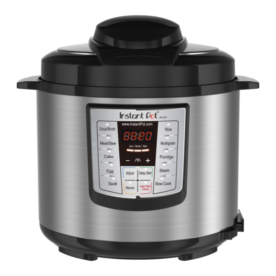 Instant Pot IP-LUX60 V3 Quick Reference Manual