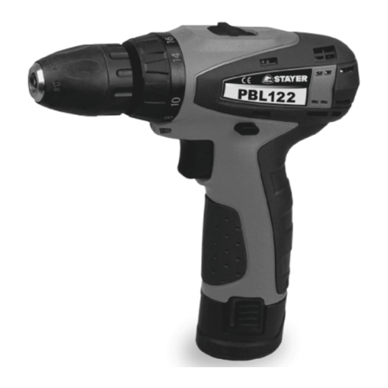 stayer PBL122K Operating Instructions Manual
