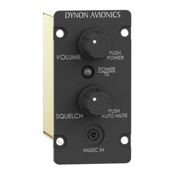 Dynon SV-INTERCOM-2S Installation And User Manual