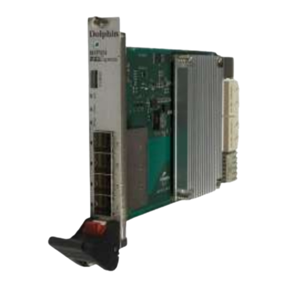 User Manuals: Dolphin PXIe MXP924 System Switch Module