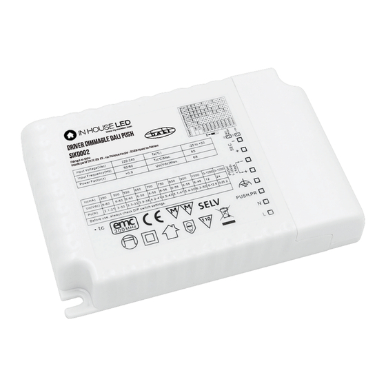 IN HOUSE LED Dali Push User Manual