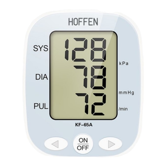 HOFFEN KF-65A Instruction Manual