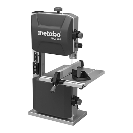 Metabo BAS 261 Precision Original Operating Instructions