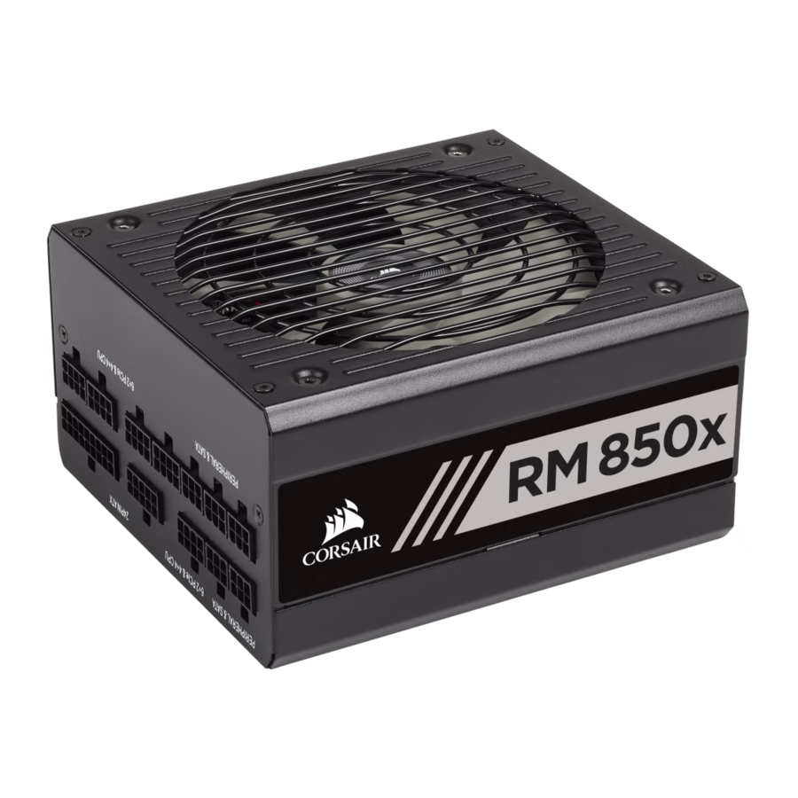 Corsair RMx Series, RM1000x, RM850x - Power Supply Manual