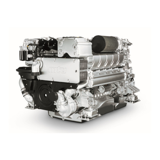 MTU 16 V 2000 M94 Operating Instructions Manual