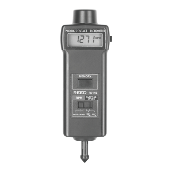 REED R7140 Instruction Manuals