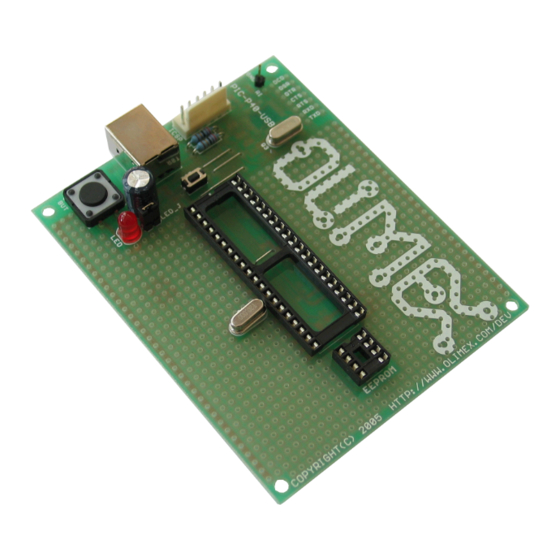 OLIMEX PIC-P40-USB User Manual