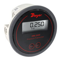 Dwyer Instruments DM-2000 Installation And Operating Instructions
