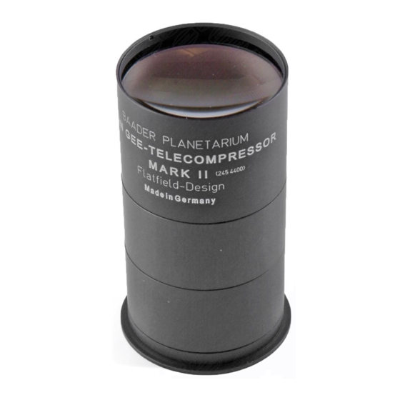 Baader Planetarium Alan Gee II Manual
