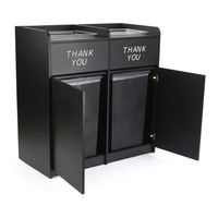 Displays2Go THANK YOU Trash Receptacle Bin Assembly Instructions