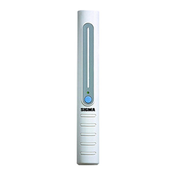 Sigma UV Sanitizing Wand Quick Start Manual