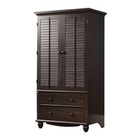 Sauder Armoire Harbor View 401322 Manual
