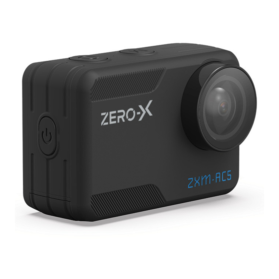 ZERO-X ZXM-AC5 Waterproof Action Camera Manuals