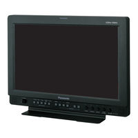 Panasonic BTLH1760P - LCD VIDEO MONITOR Operating Instructions Manual