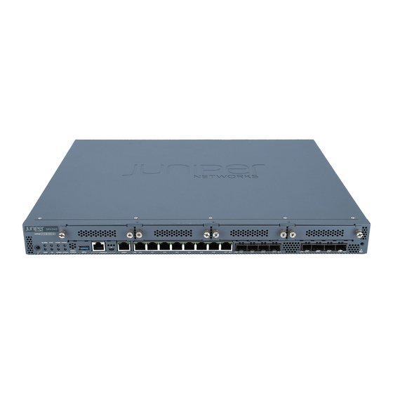 Juniper SRX340 Quick Start Manual
