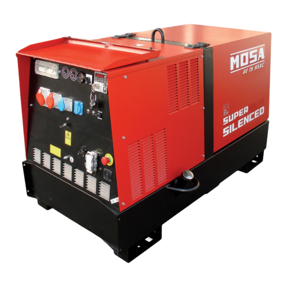 Mosa GE 15 YSXC Manuals