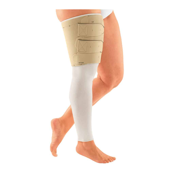 medi circaid reduction kit upper leg Instructions For Use Manual