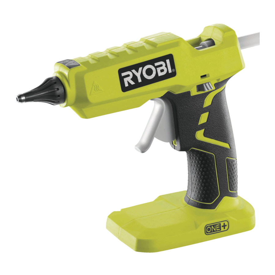 Ryobi P305 - 18 VOLT GLUE GUN Manual