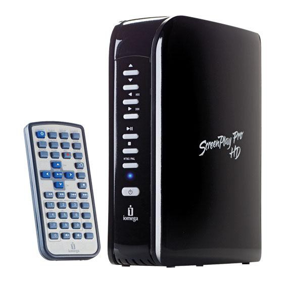Iomega 34151 - ScreenPlay Pro HD Multimedia Drive Manuals