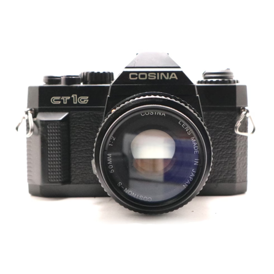 Cosina CT1A Instruction Booklet
