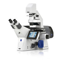 Zeiss AxioObserver User Manual