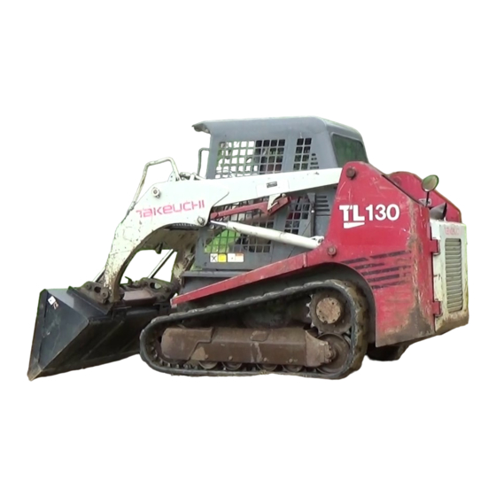 Takeuchi TL130 Workshop Manual