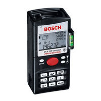 Bosch DLE 150 Connect Operating Instructions Manual