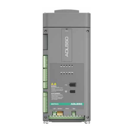 gefran ADL500 Quick Start Up Manual, Specification And Installation