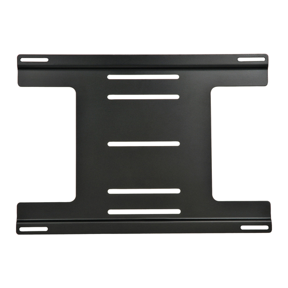 peerless-AV WBK100 Installation And Assembly