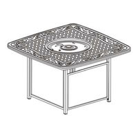Hanover ORL4PCCFPSW2-TAN Assembly Instructions Manual