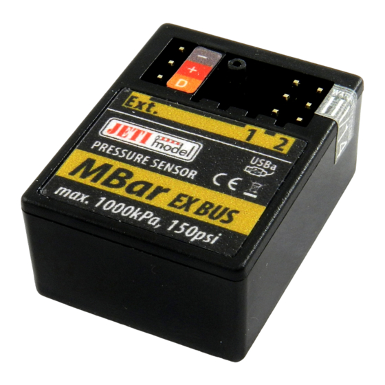 JETI model MBar EX User Manual