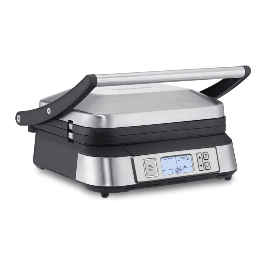 Cuisinart GR-6S - Smoke-less Contact Griddler Manual