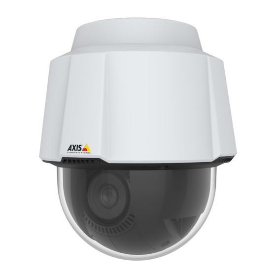 Axis P5655-E Installation Manual