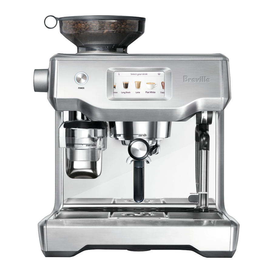 Breville Oracle Touch BES990 - Coffee Machine Manual
