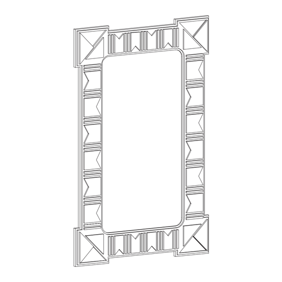 RACHEL DONATH ARCHAE MIRROR TALL Assembly Instructions Manual