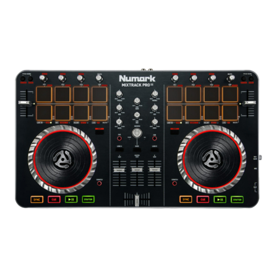 Numark Mixtrack pro II User Manual