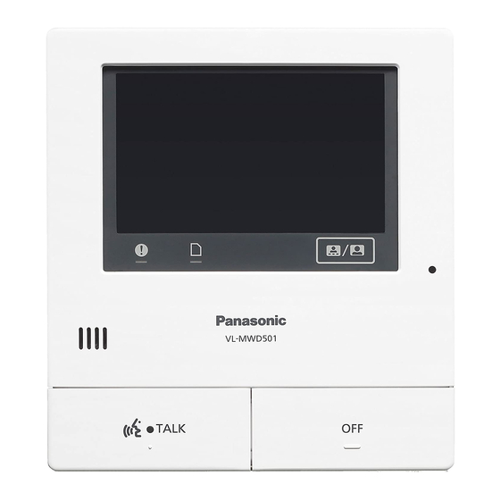 Panasonic VL-SWD501EX Installation Manual
