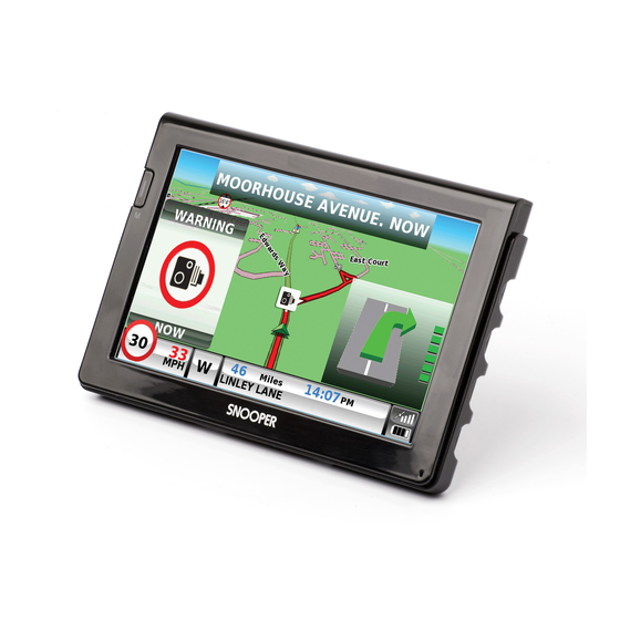 Snooper Syrius S7000 Quick Start Manual