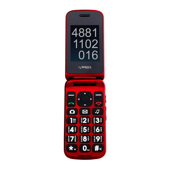 Sigma mobile Comfort 50 Shell DUO User Manual