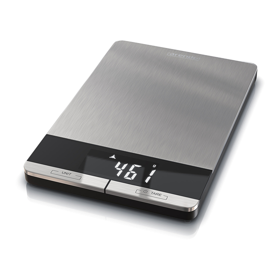 User Manuals: ARENDO 303591 Kitchen Scale