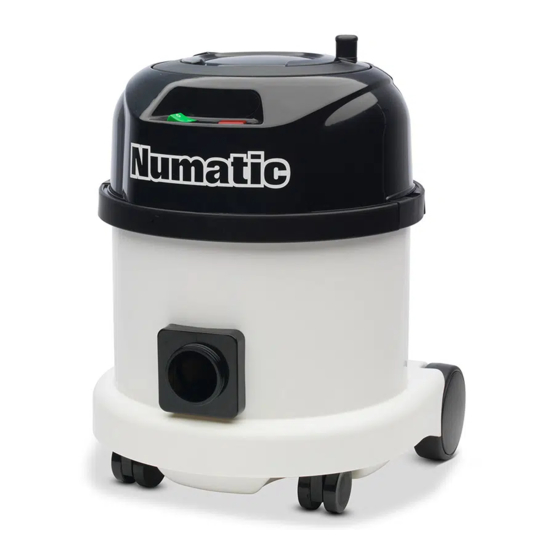 Numatic PPH 320-11 Owner's Instructions Manual