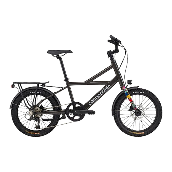 Cannondale Compact Neo Owner's Manual Supplement