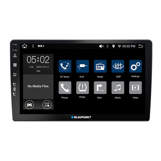 Blaupunkt VELOCITY POWER CAPE TOWN 900 DSP Operating And Installation Instructions