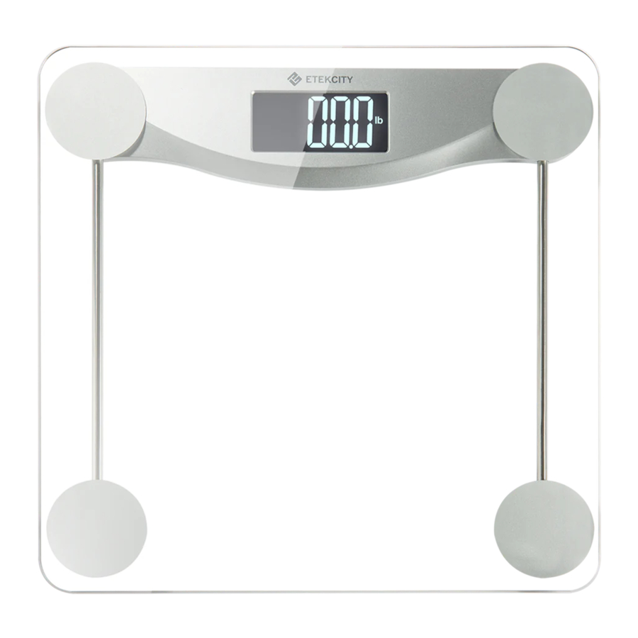 Etekcity EB4473C - Digital Body Weight Scale Manual