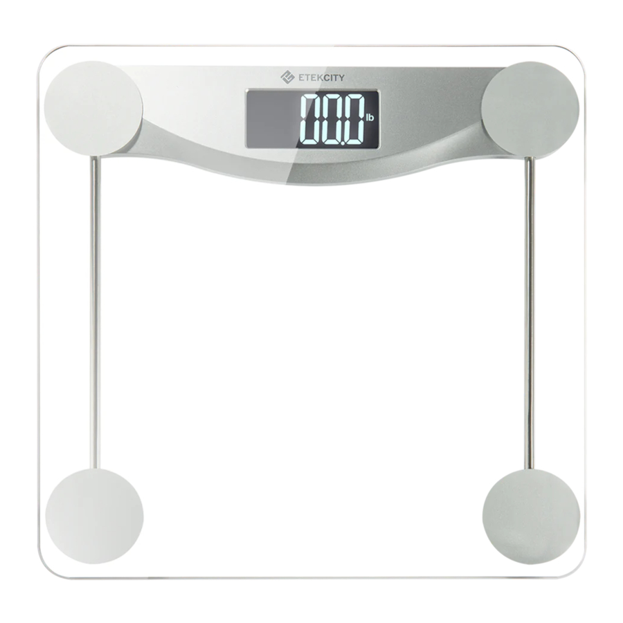 Etekcity EB4473C - Digital Body Weight Scale Manual | ManualsLib