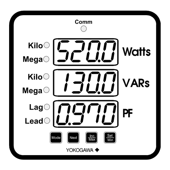 YOKOGAWA Power Series Plus IM 2493WVP-1 User Manual