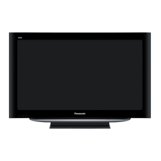 Panasonic Viera TX-37LZD85F Operating Instructions Manual