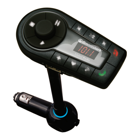 Grooveshark LVC03G Livio Radio User Manual