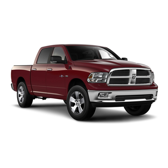 RAM TRUCK 2012 OWNER'S MANUAL Pdf Download | ManualsLib