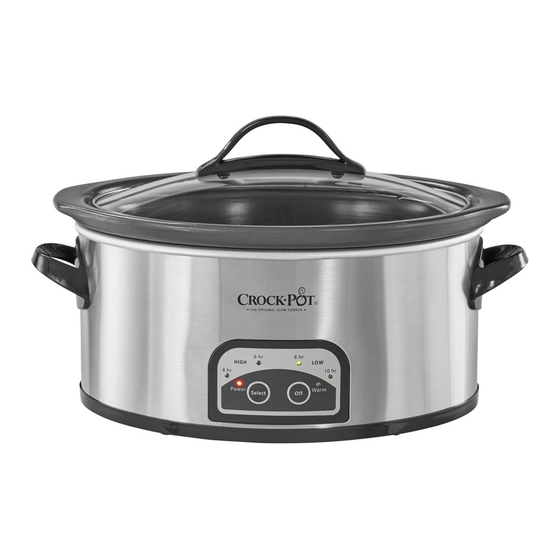 Crock-Pot Cook & Carry SCCPVS600ECP-S slow cooker Summary information from  Consumer Reports